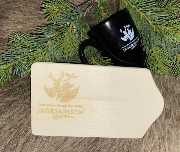 SET-ANGEBOT Vesperbrettchen + Tasse (JL+sw)