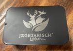 AUSVERKAUFT !!!! Blechdöschen Jägetarisch®leben