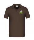 Polo Shirt - braun Herren (Bio Workware) Bestickt