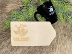 SET-ANGEBOT Vesperbrettchen + Tasse (Jägetarier+sw)